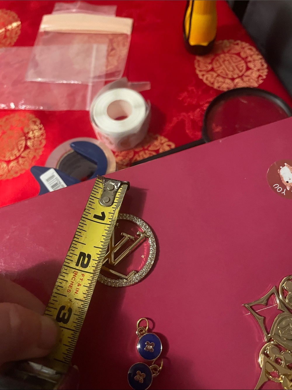 LV Upcycled zipper charms - Picture 13 of 16